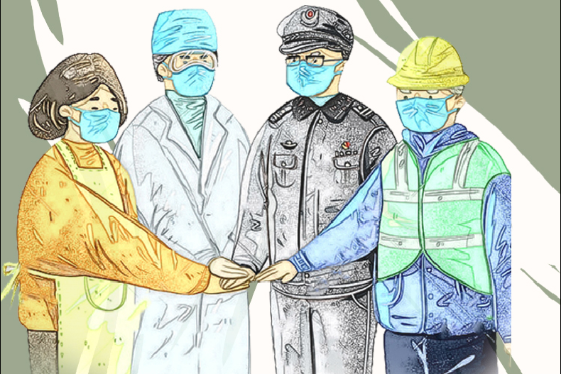 手繪長(zhǎng)圖|甘肅戰(zhàn)“疫”故事，“硬核”之下的溫情