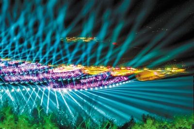 蘭山每晚都有炫酷燈光秀 你想看嗎？