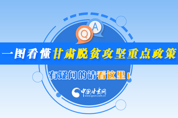 一圖看懂甘肅脫貧攻堅(jiān)重點(diǎn)政策，有疑問(wèn)的請(qǐng)看這里！