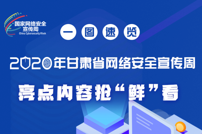 一圖速覽2020年甘肅省網(wǎng)絡安全宣傳周，亮點內容搶“鮮”看！