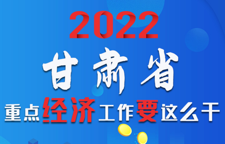 【甘快看·圖解】速覽！2022甘肅省重點經(jīng)濟(jì)工作要這么干！
