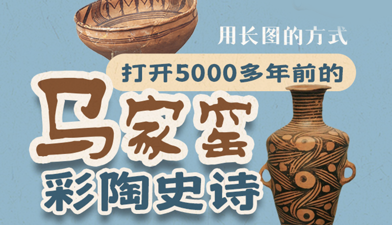 用長圖的方式，打開5000多年前的馬家窯彩陶史詩