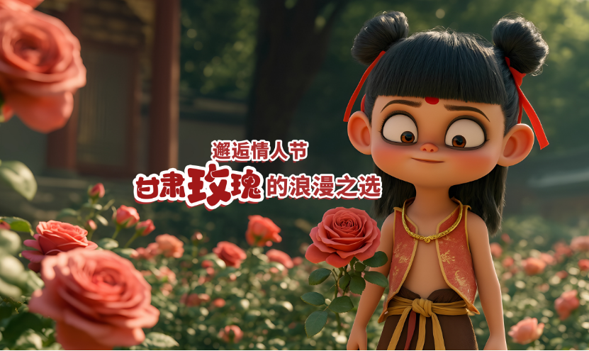 AI視頻 | 邂逅情人節(jié)，甘肅玫瑰的浪漫之選