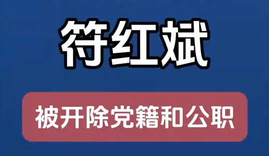 甘肅省廣播電視局原黨組成員、副局長(zhǎng)符紅斌嚴(yán)重違紀(jì)違法被開除黨籍和公職